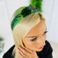 Mel Embellished Hairband Green