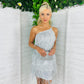 Dafi Mini Dress Silver