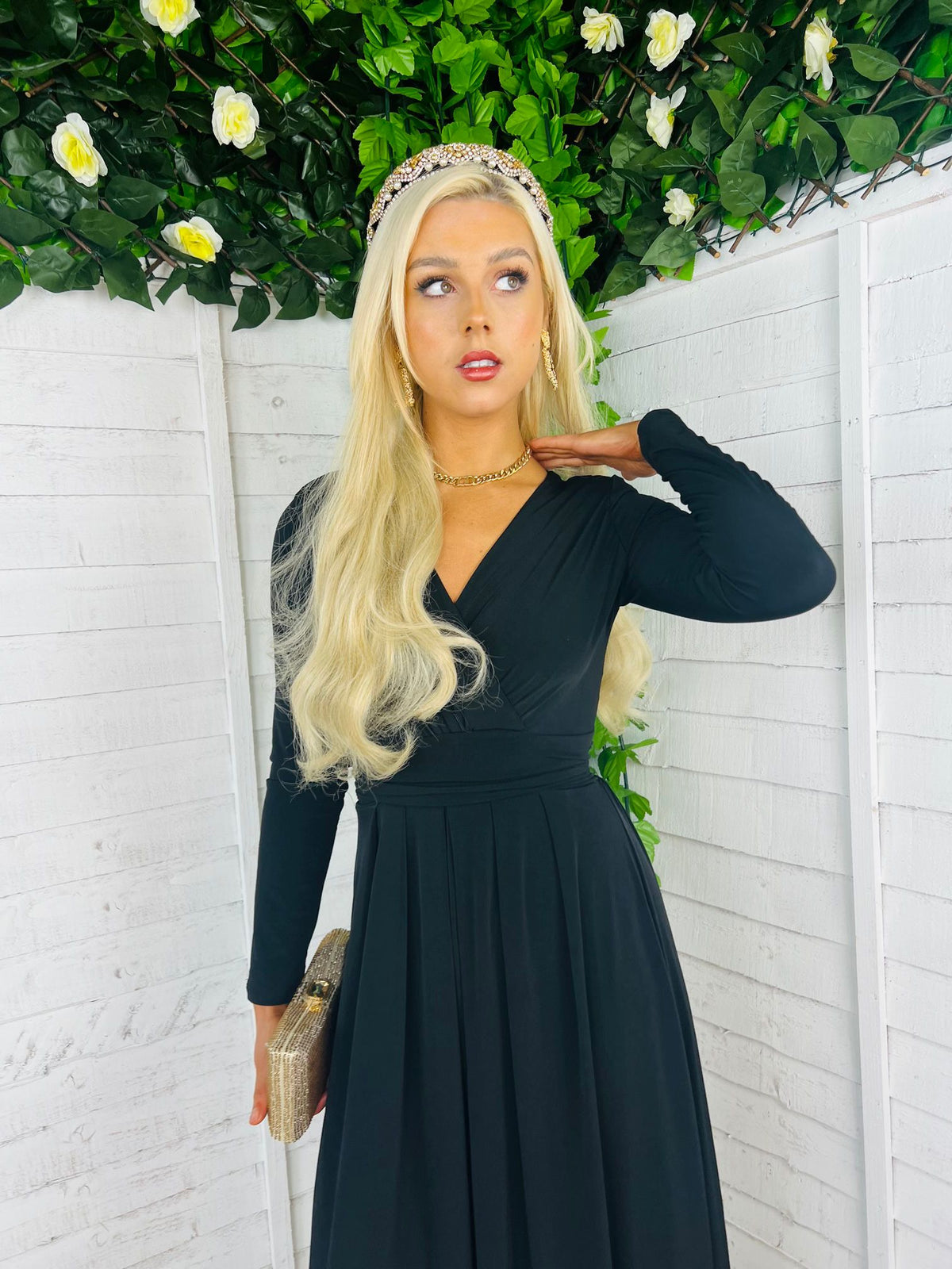 Fiadh Midaxi Dress Black