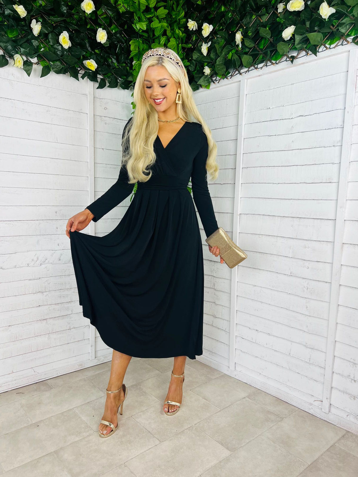Fiadh Midaxi Dress Black