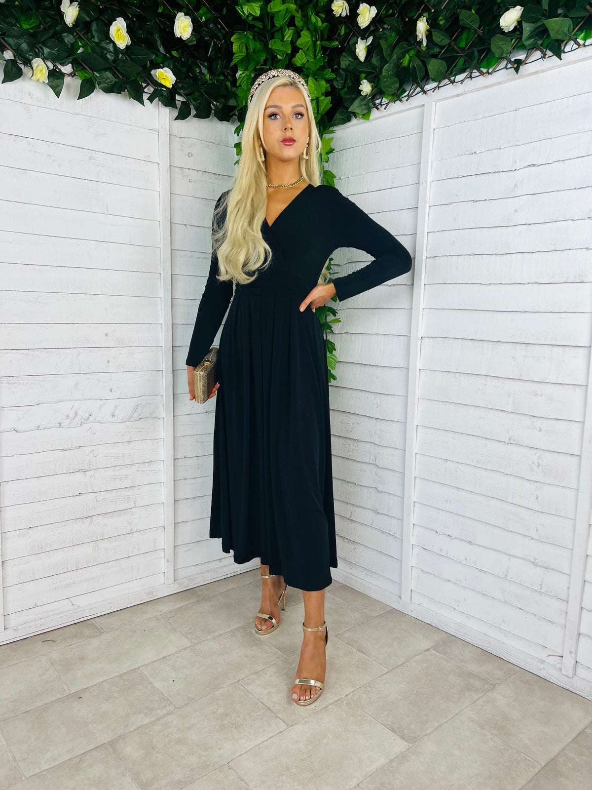 Fiadh Midaxi Dress Black