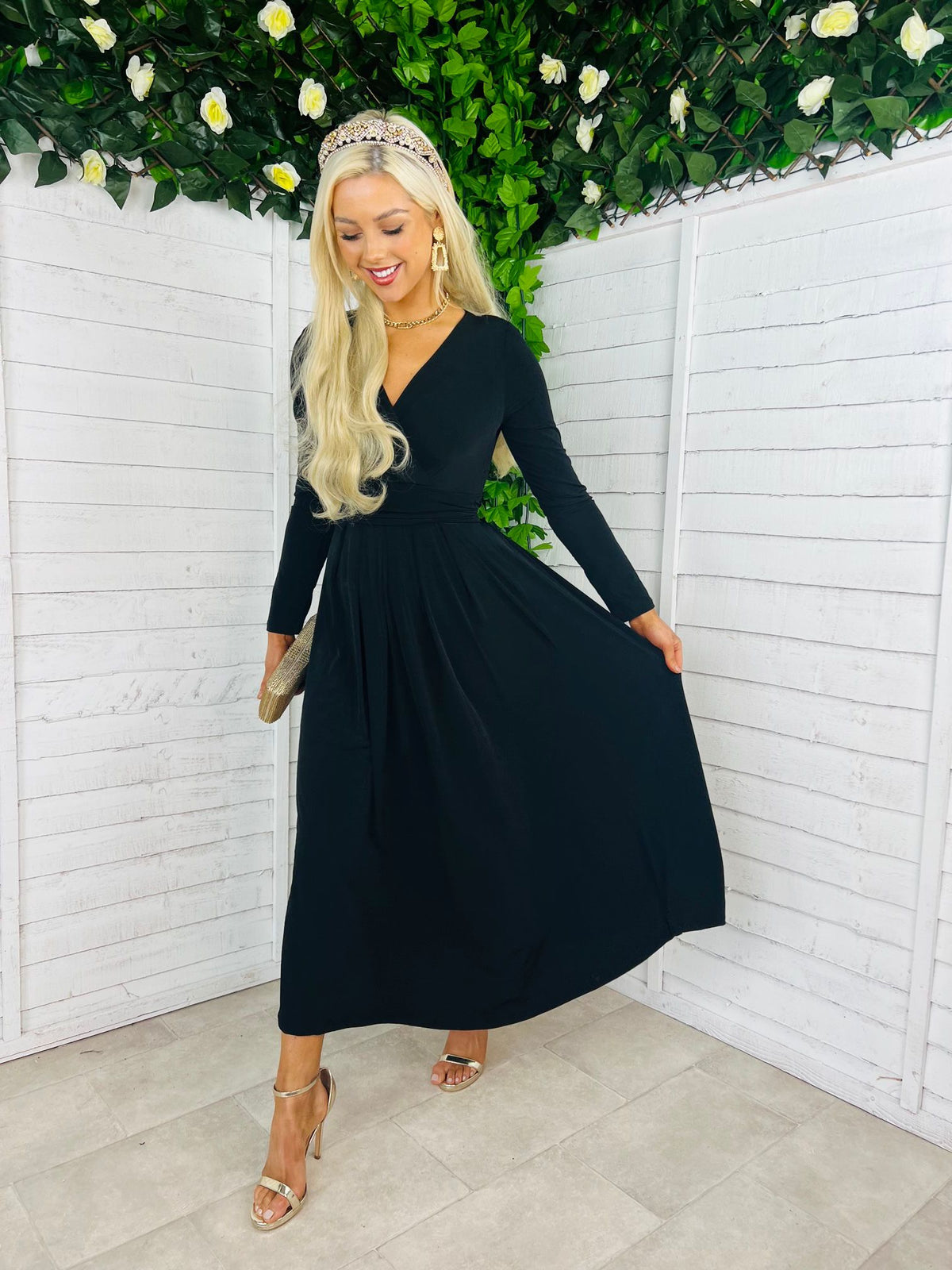 Fiadh Midaxi Dress Black