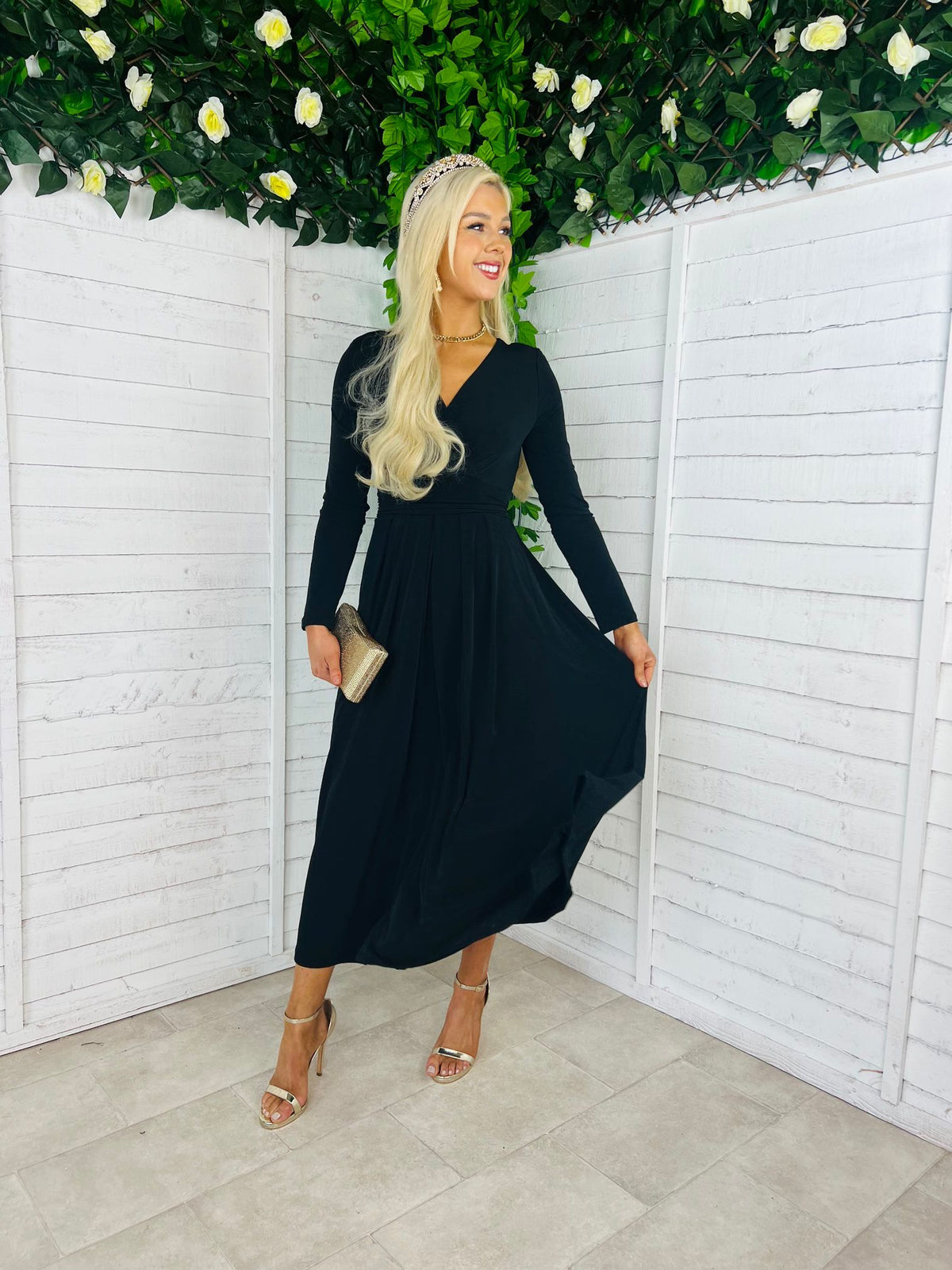 Fiadh Midaxi Dress Black