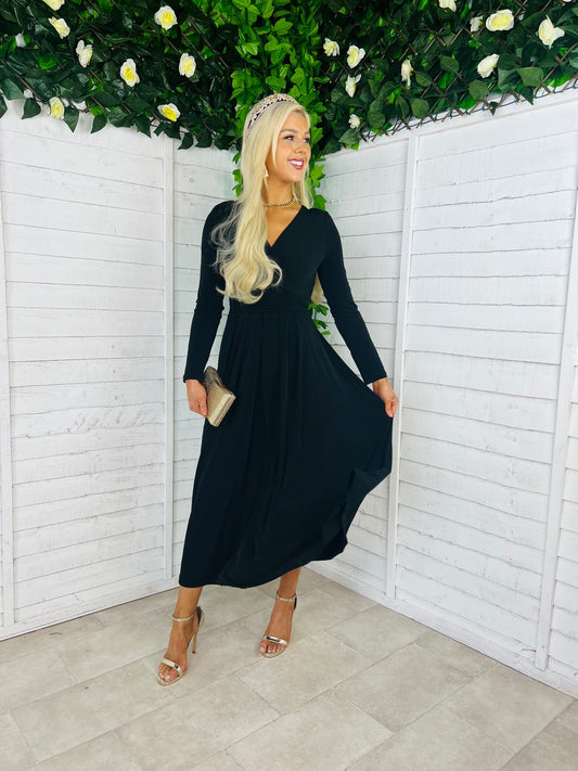 Fiadh Midaxi Dress Black