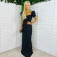 Liz Sequin Maxi Dress Black
