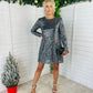 Carli Sequin Dress Silver