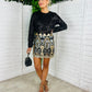 Zarah Sequin Top Black