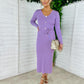 Mindy Knit Dress Lilac