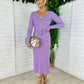 Mindy Knit Dress Lilac