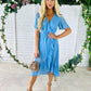 Jessa Midi Dress Sky