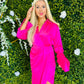 Harlow Midi Dress Fuchsia