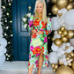 Alexia Twist Detail Maxi Dress Tropical