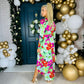 Alexia Twist Detail Maxi Dress Tropical