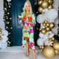 Alexia Twist Detail Maxi Dress Tropical