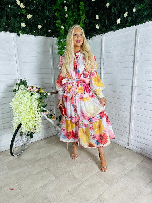 Avril Detailed Maxi Dress