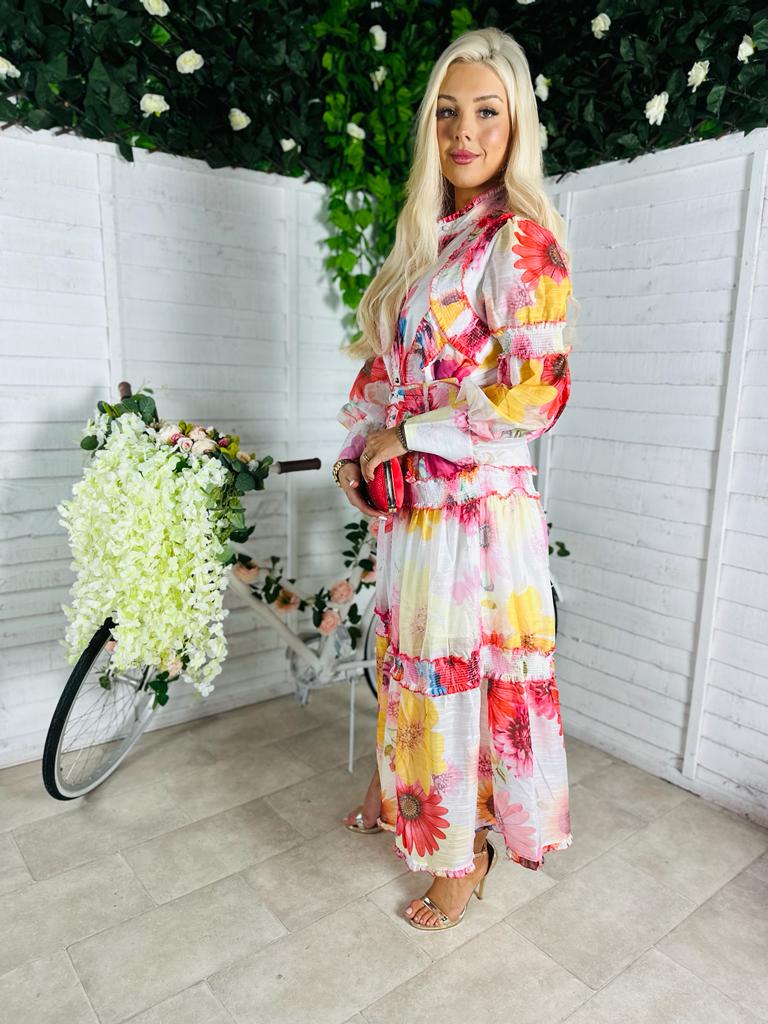 Avril Detailed Maxi Dress