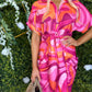 Dona Midi Dress Pink