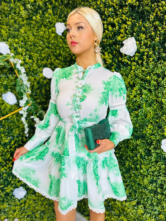 Demi Mini Dress Green