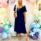 Tamsin Midi Dress Navy