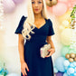 Tamsin Midi Dress Navy