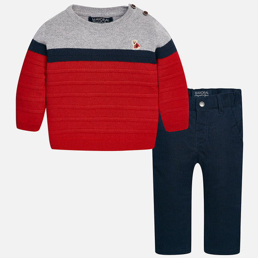 Baby Boy set of long trousers and jumper