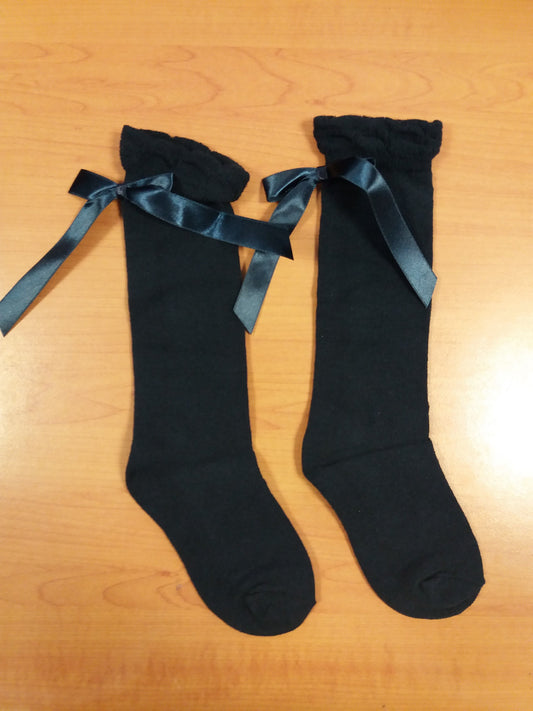 Ribbon socks Navy